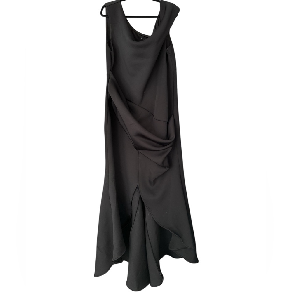ASOS Curve Black Asymmetrical Dress